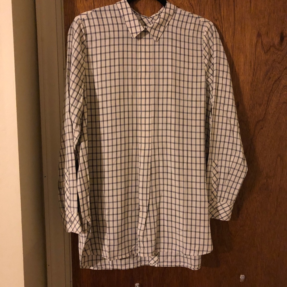 J.Jill Oversized Button Back Top